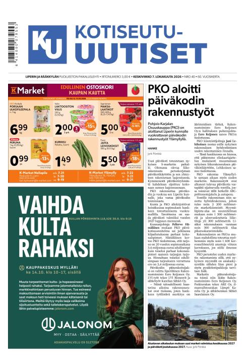 Kotiseutu-uutiset 7.10.2026