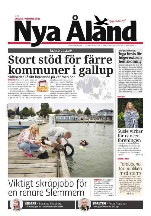 Nya Åland 7.10.2026