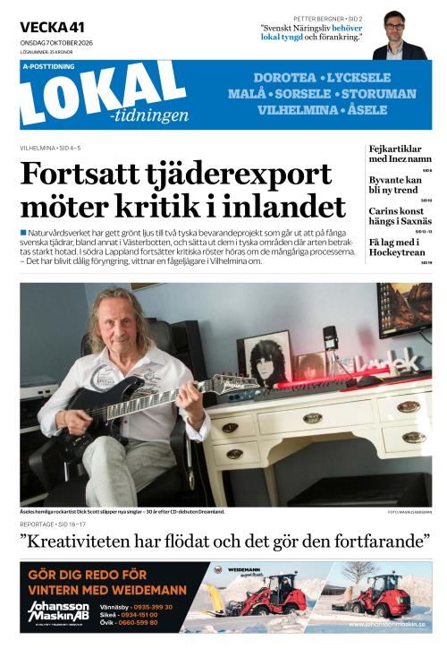 Lokaltidningen 7.10.2026