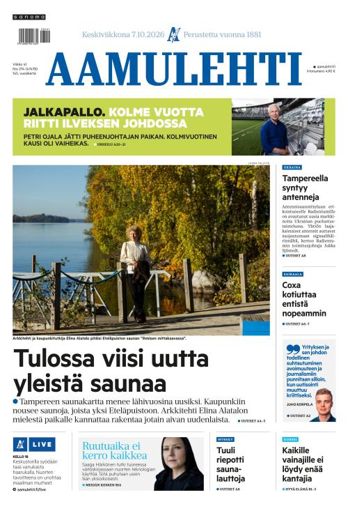 Aamulehti 7.10.2026