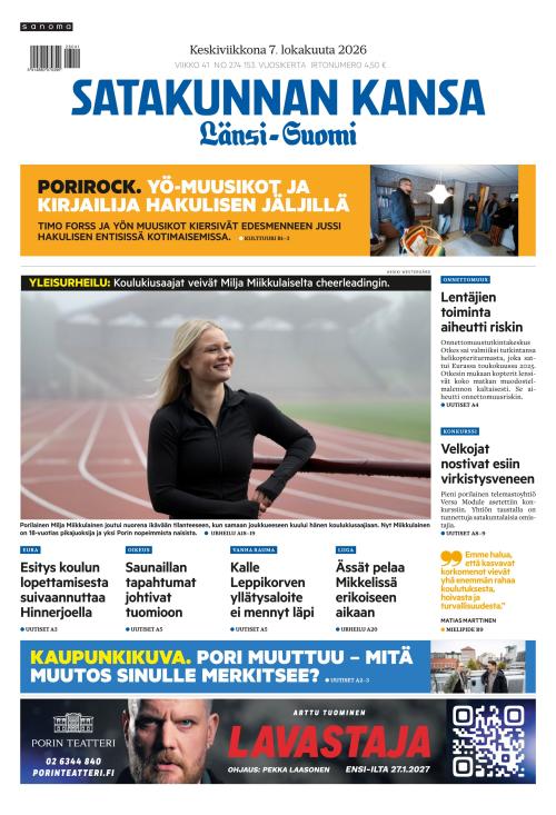 Satakunnan Kansa Länsi-Suomi 7.10.2026
