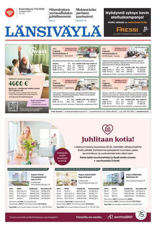 Länsiväylä 7.10.2026