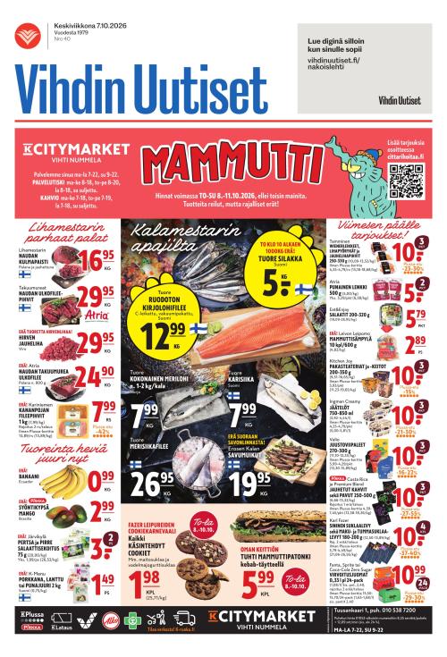 Vihdin uutiset 7.10.2026