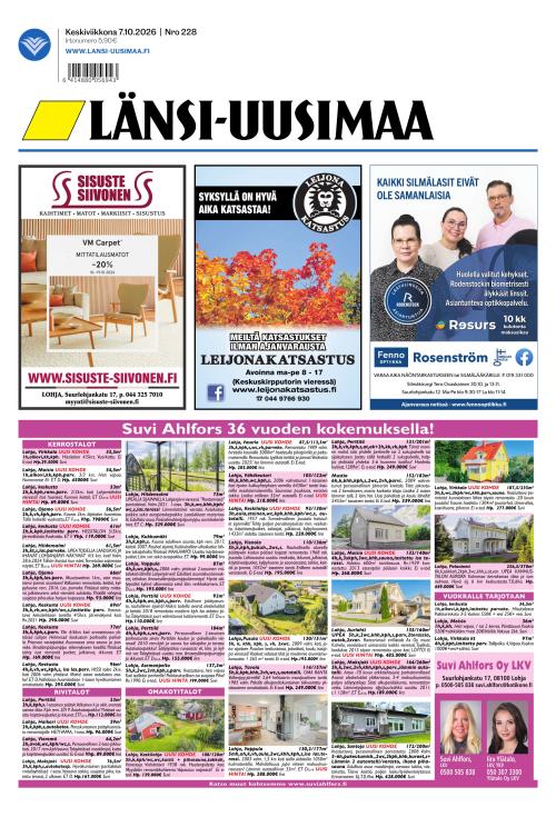 Länsi-Uusimaa 7.10.2026