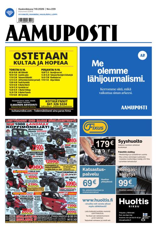 Aamuposti 7.10.2026