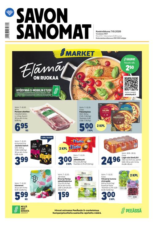 Savon Sanomat 7.10.2026