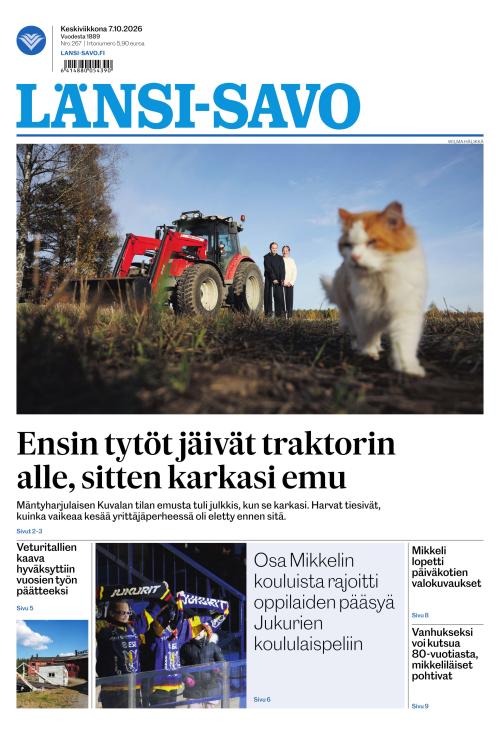 Länsi-Savo 7.10.2026