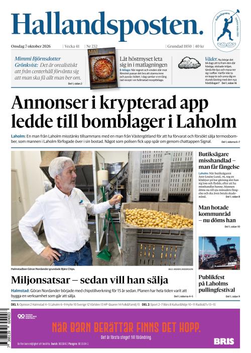 Hallandsposten 7.10.2026