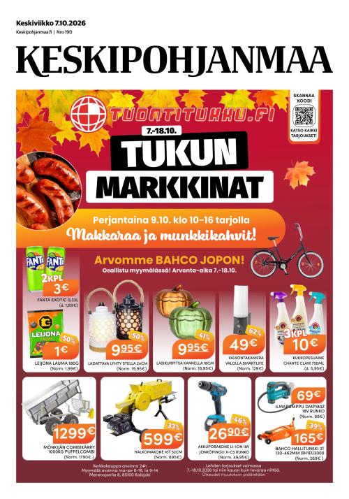 Keskipohjanmaa 7.10.2026