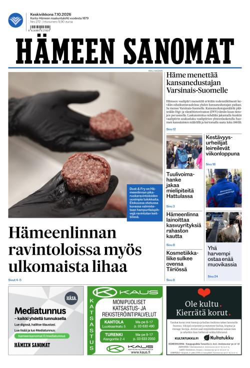 Hämeen Sanomat 7.10.2026
