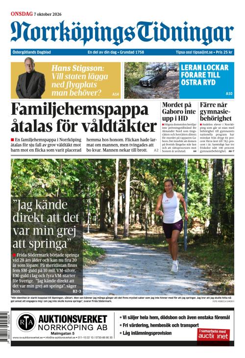 Norrköpings Tidningar 7.10.2026