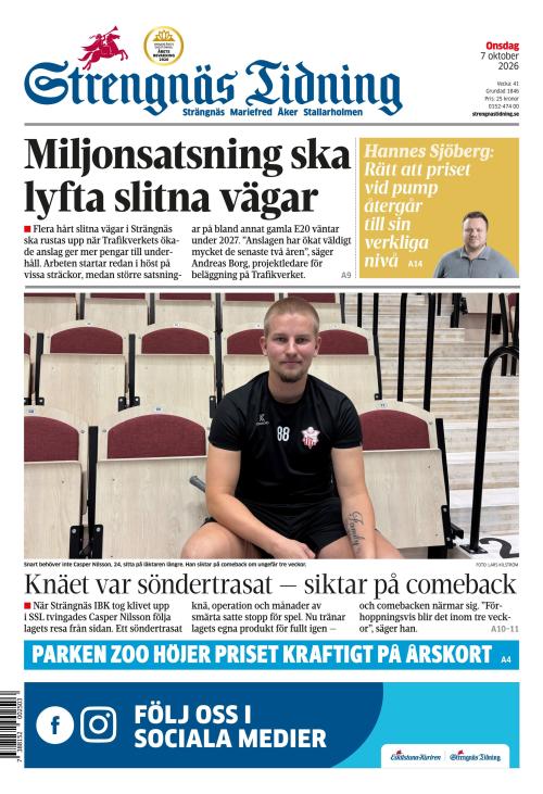 Strengnäs Tidning 7.10.2026