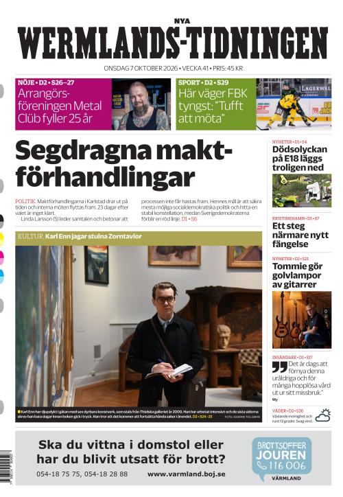 Nya Wermlands-Tidningen 7.10.2026