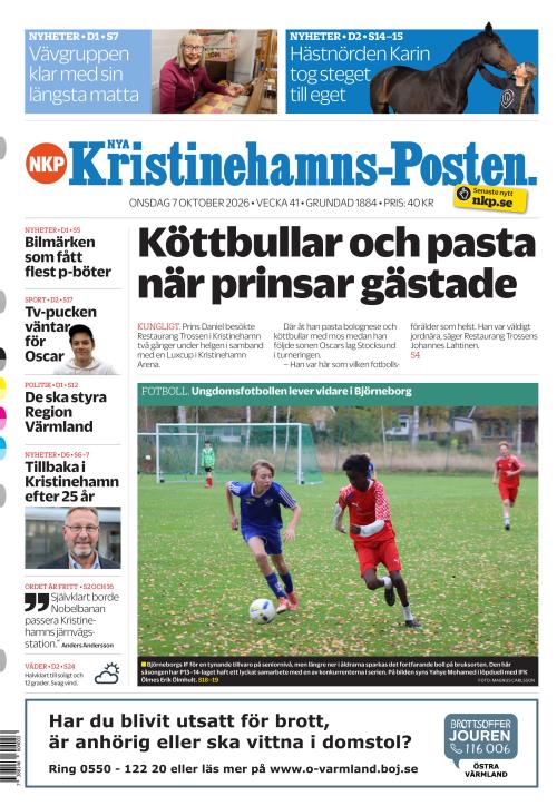 Nya Kristinehamns-Posten 7.10.2026