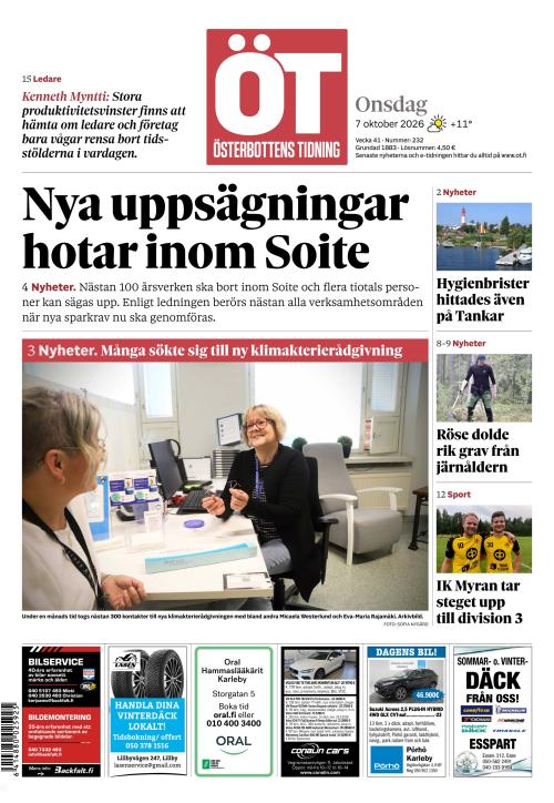 Österbottens Tidning 7.10.2026