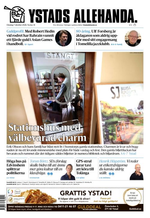 Ystads Allehanda 7.10.2026