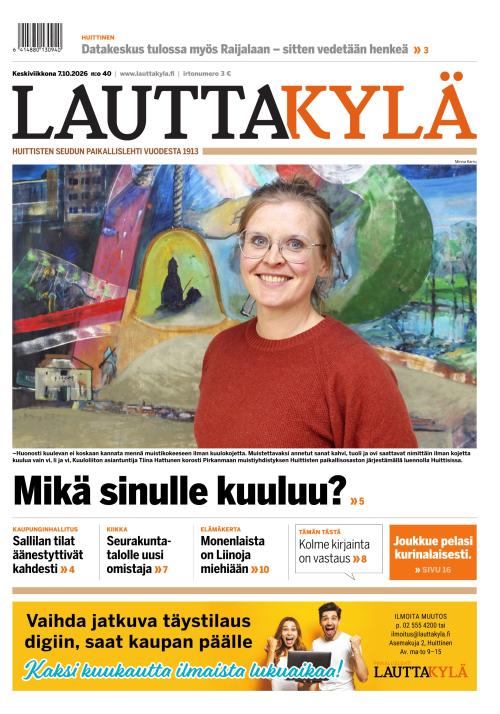 Lauttakylä-lehti 7.10.2026