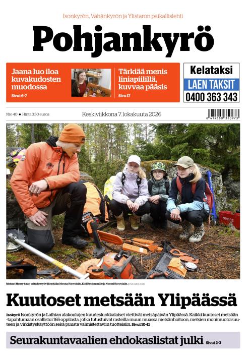 Pohjankyrö-lehti 7.10.2026
