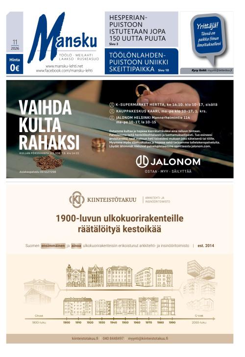 Mansku-lehti 8.10.2026