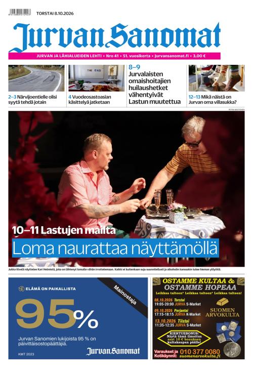 Jurvan Sanomat 8.10.2026