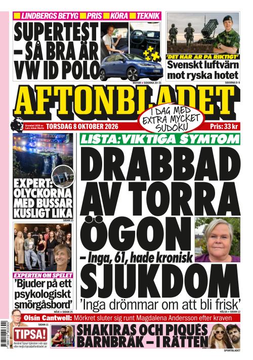 Aftonbladet 8.10.2026