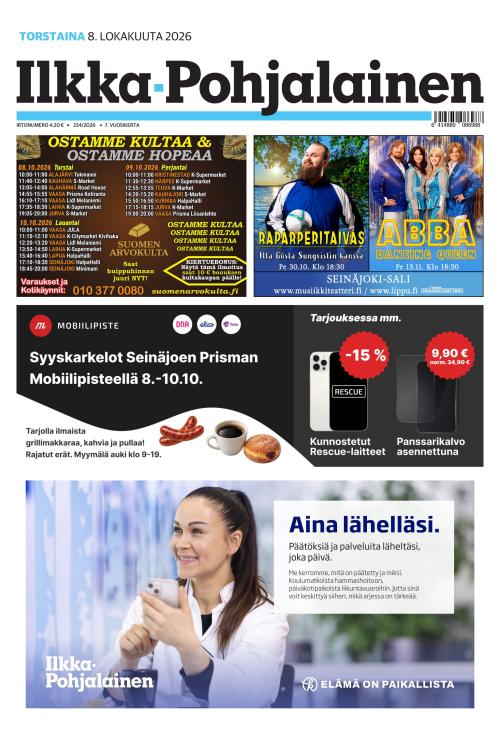 Ilkka-Pohjalainen 8.10.2026