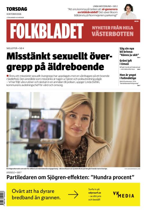 Folkbladet (Västerbotten) 8.10.2026