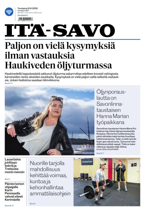 Itä-Savo 8.10.2026