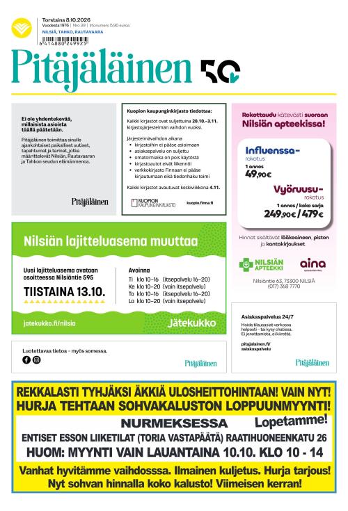 Pitäjäläinen 8.10.2026
