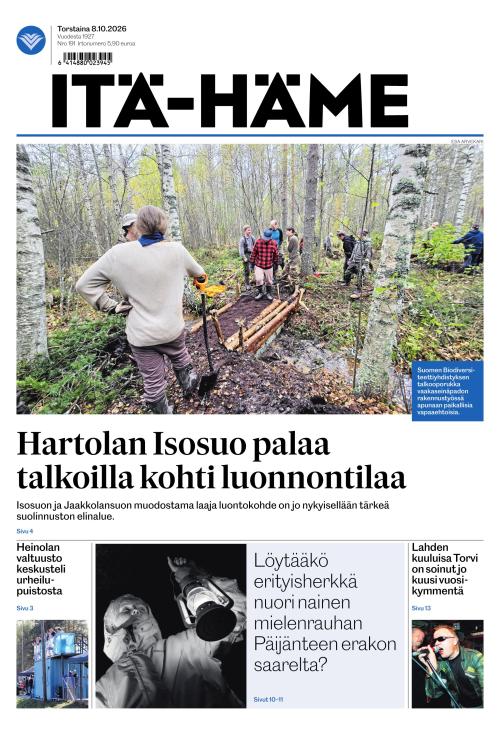 Itä-Häme 8.10.2026