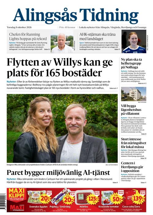 Alingsås Tidning 8.10.2026
