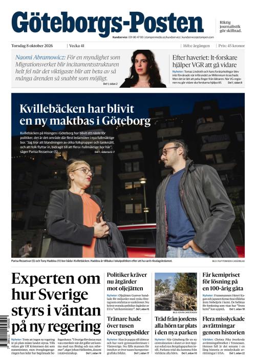 Göteborgs-Posten 8.10.2026
