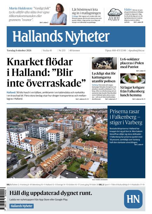 Hallands Nyheter 8.10.2026