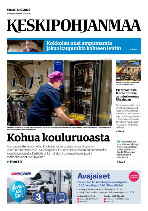 Keskipohjanmaa 8.10.2026