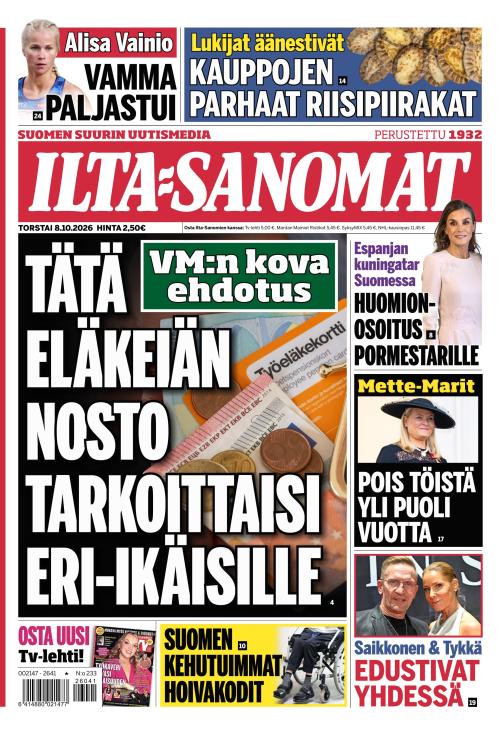 Ilta-Sanomat 8.10.2026