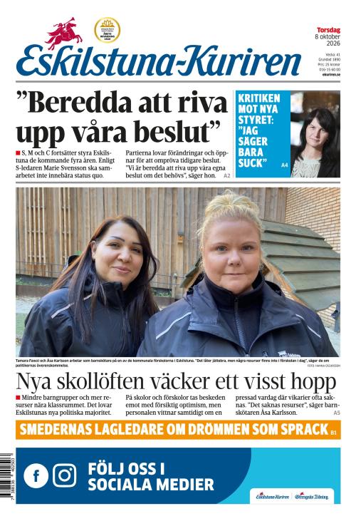Eskilstuna-Kuriren 8.10.2026