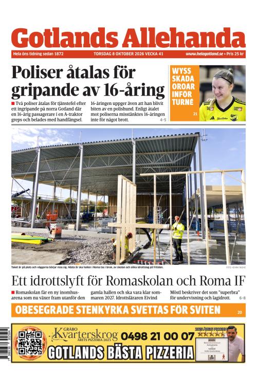 Gotlands Allehanda 8.10.2026