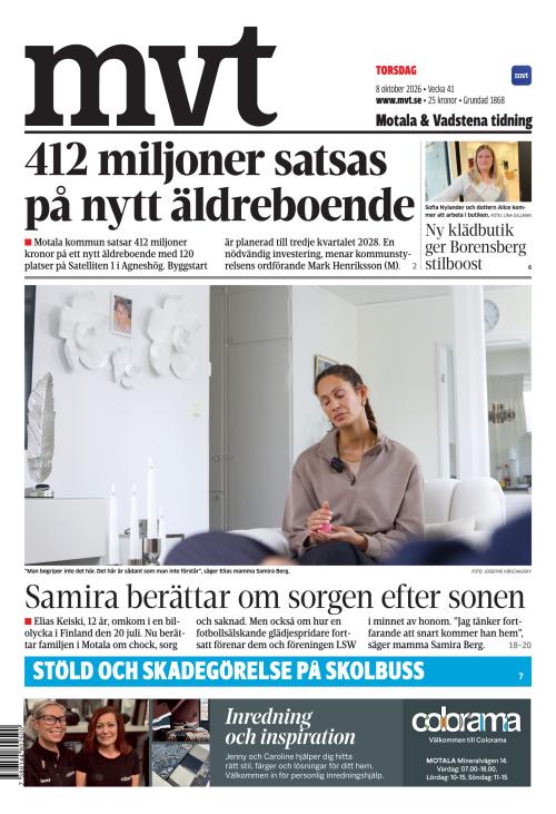 Motala Vadstena Tidning 8.10.2026