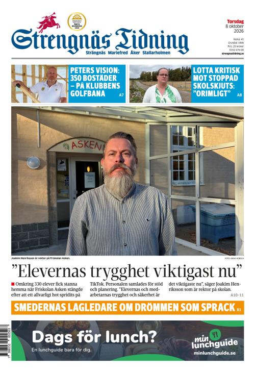 Strengnäs Tidning 8.10.2026