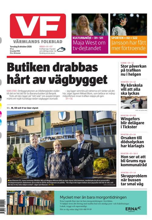Värmlands Folkblad 8.10.2026