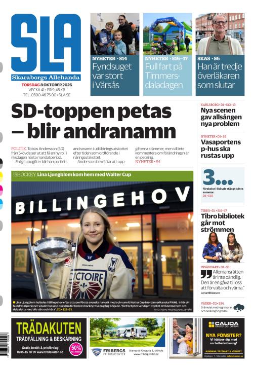 Skaraborgs Allehanda 8.10.2026