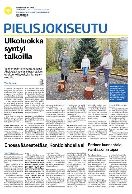 Pielisjokiseutu 8.10.2026