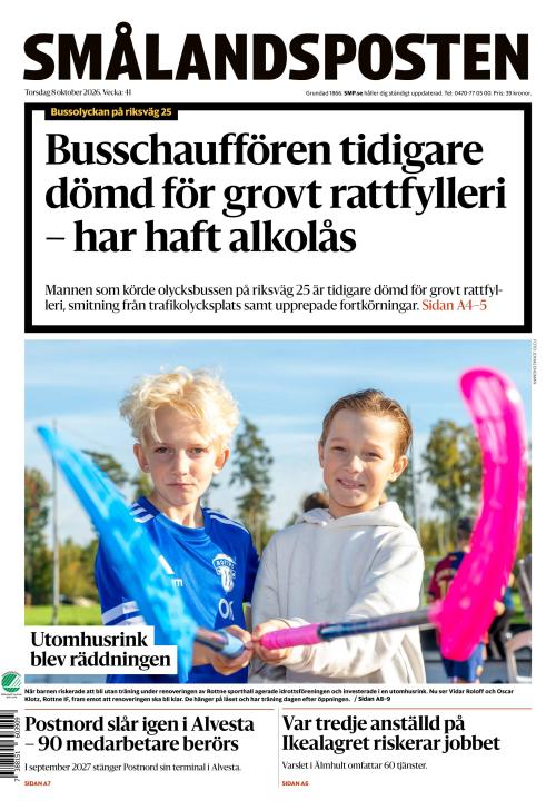 Smålandsposten 8.10.2026