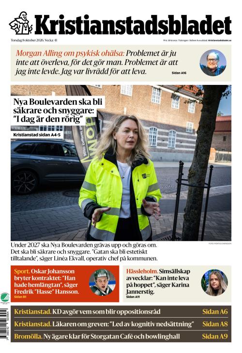Kristianstadsbladet 8.10.2026