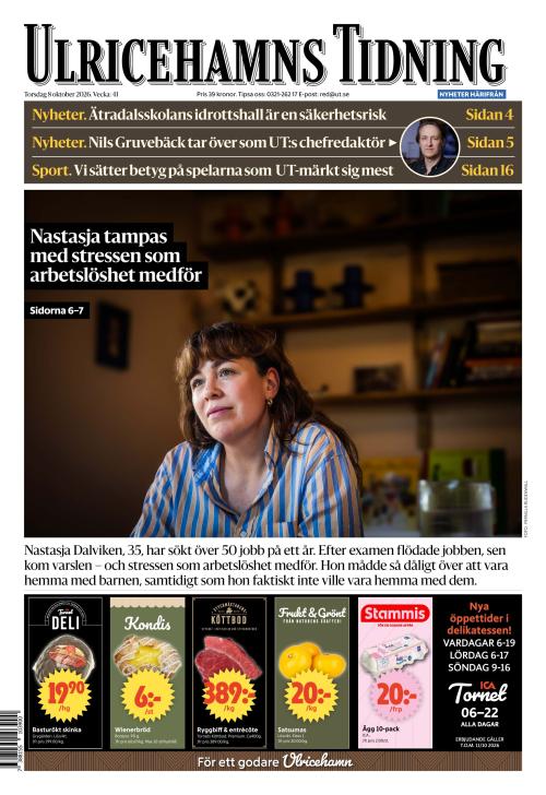 Ulricehamns Tidning 8.10.2026