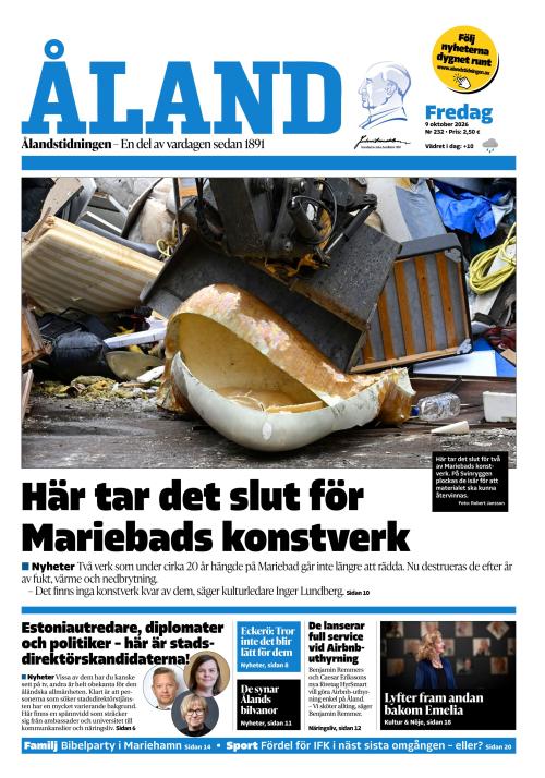 Ålandstidningen 9.10.2026