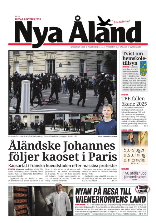 Nya Åland 9.10.2026