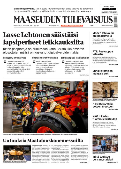 Maaseudun Tulevaisuus 9.10.2026