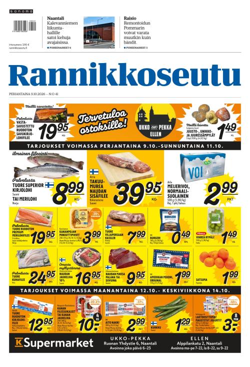 Rannikkoseutu 9.10.2026