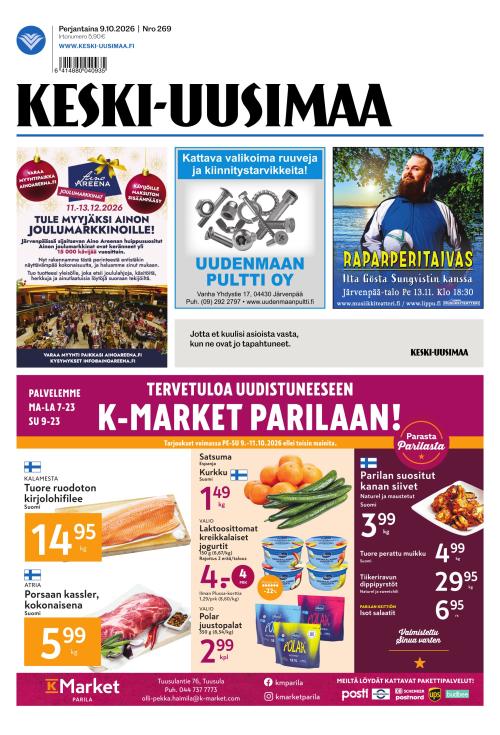 Keski-Uusimaa 9.10.2026